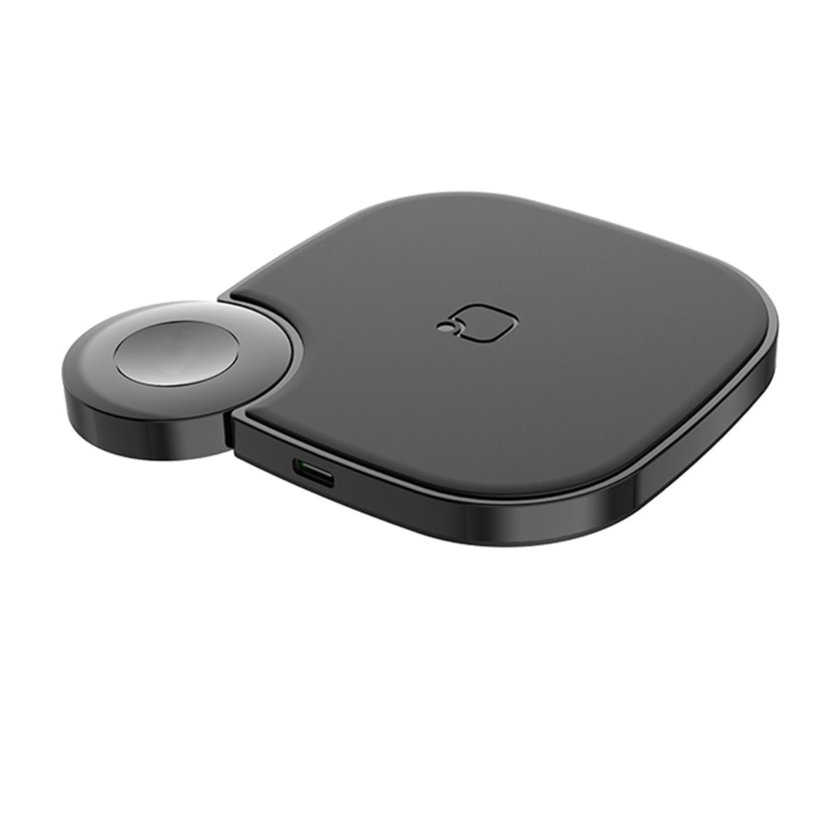 Teamwork 2-in-1 Wireless Charger – Fast Charging Pad for Phone & Apple Watch | Compact, Foldable, Qi-Compatible Design
