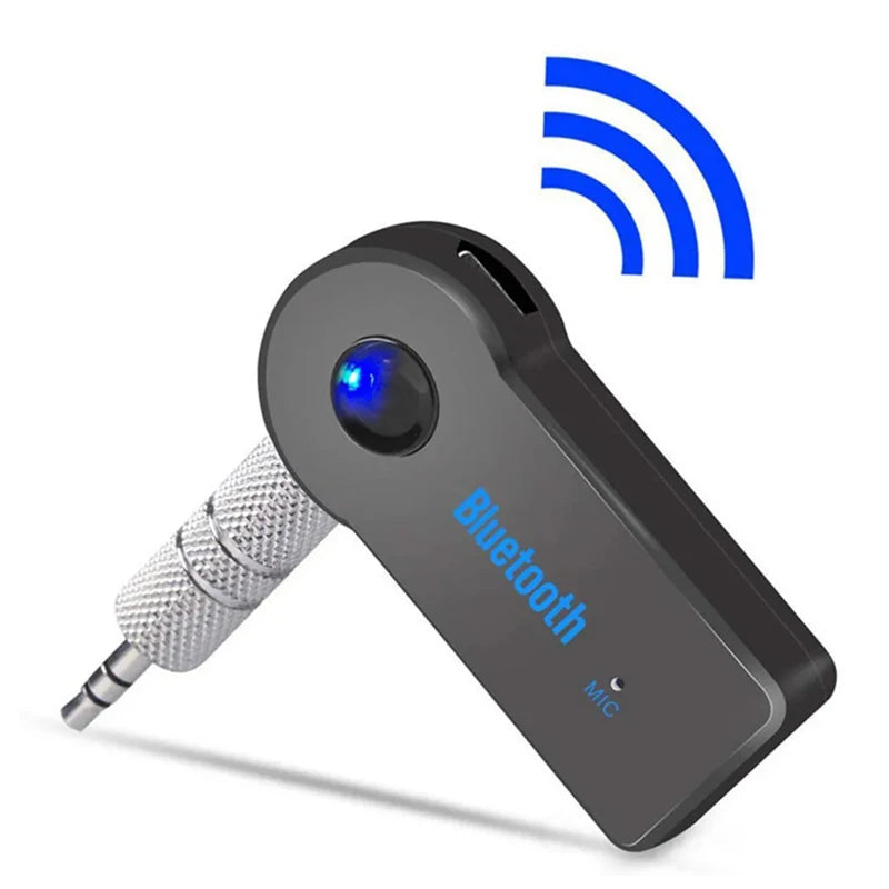2 In 1 Wireless Bluetooth 5.0 Transceiver Adapter 3.5mm Car Music Audio AUX Car Bluetooth Receiver Bluetooth Adapter for PC