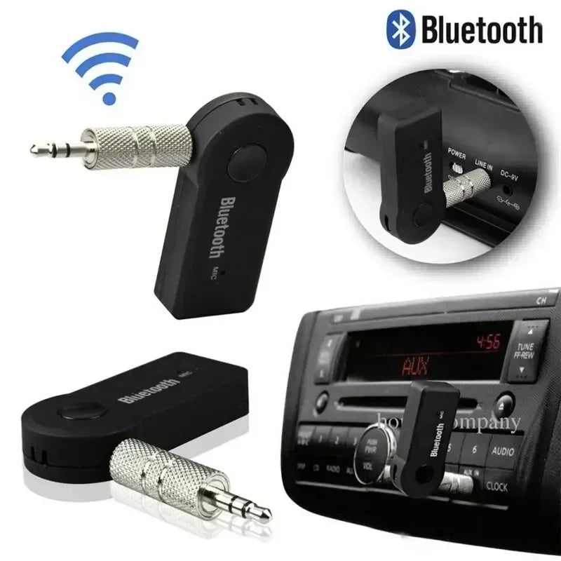 Wireless Bluetooth AUX Car Bluetooth 5.0 Receiver,3.5mm Socket Adapter,Audio Converter Mobile Phone Hands-Free Stereo