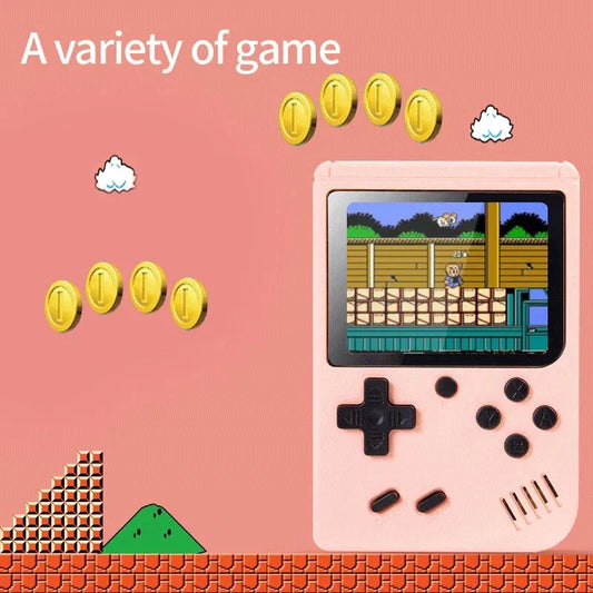 🎮 Retro Mini Handheld Game Console – 8-Bit, 500 Built-in Games, 3.0” Color LCD, Portable Player for Kids & Retro Fans