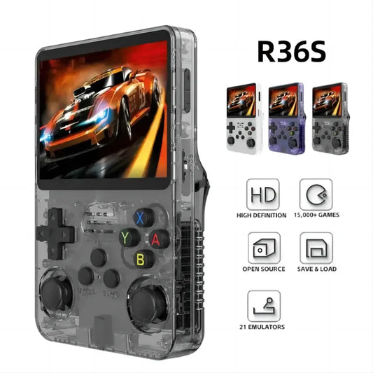 🎮 R36S Retro Handheld Game Console-10,000+ Games, 3.5" IPS Display, Portable Linux Gaming System
